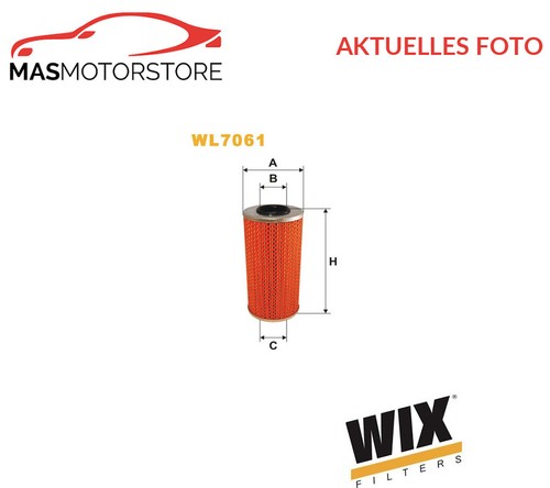 Engine oil filter wix - engine,